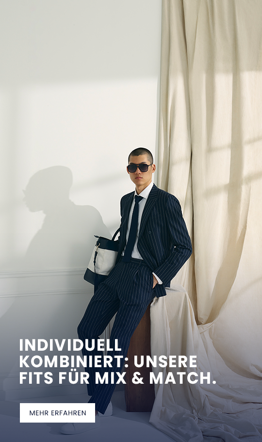 Individuelle Größenzusammenstellung bei Anzügen