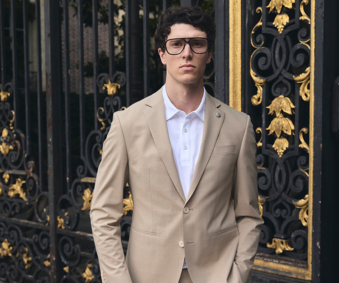 Jacket for summer in beige