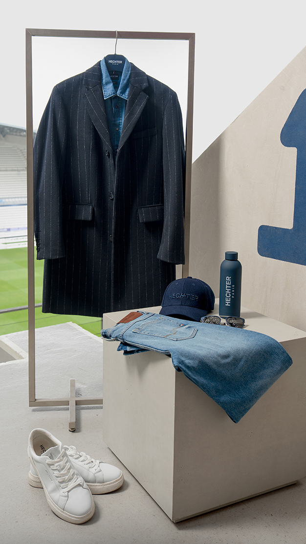 Sakko kombiniert zu Jeanshemd und Blue Denim