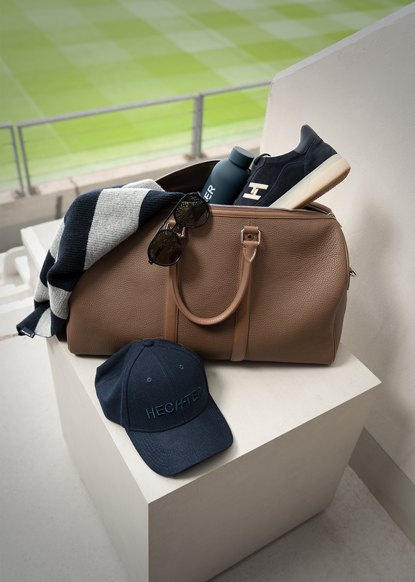 Braune Leder-Reisetasche