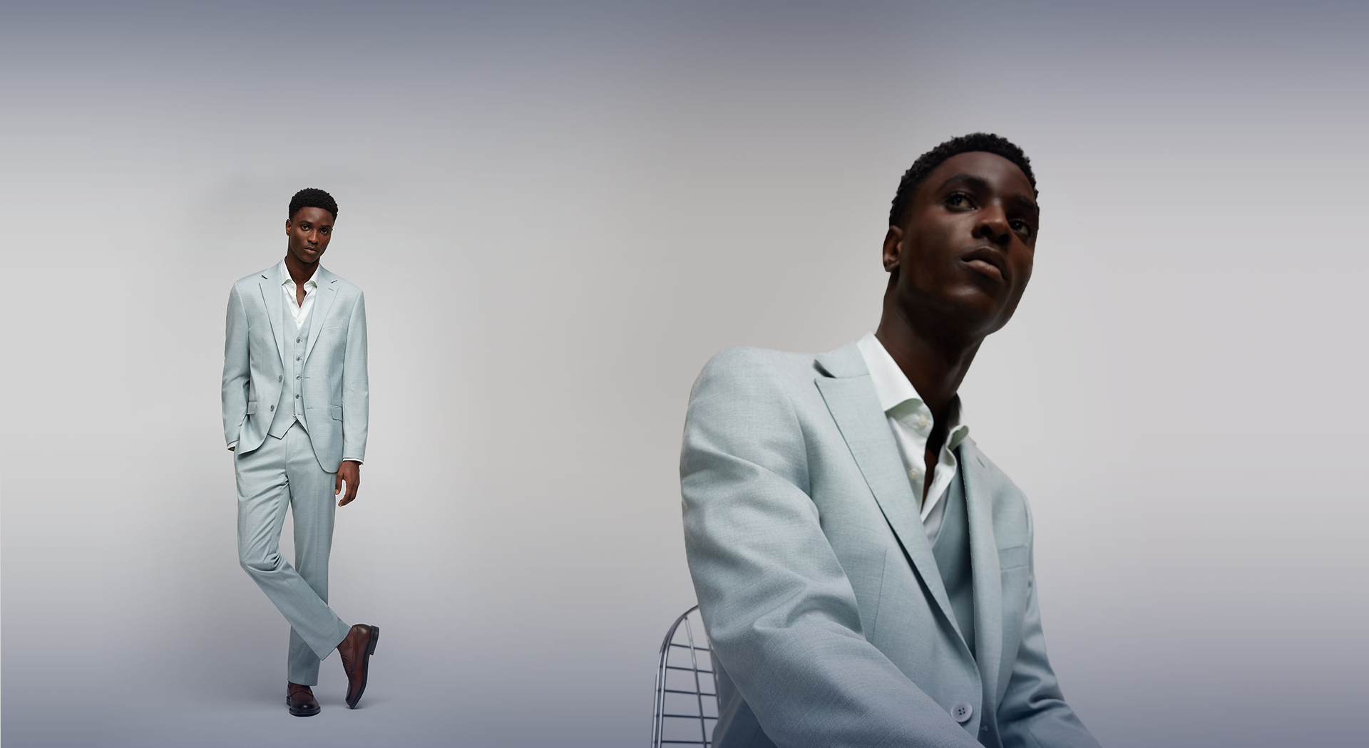 Shop suits in spring colors