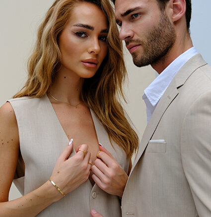 Klassische Anzugweste und passendes Sakko