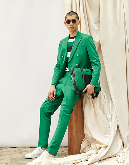 Modern Suits Confident green suit look