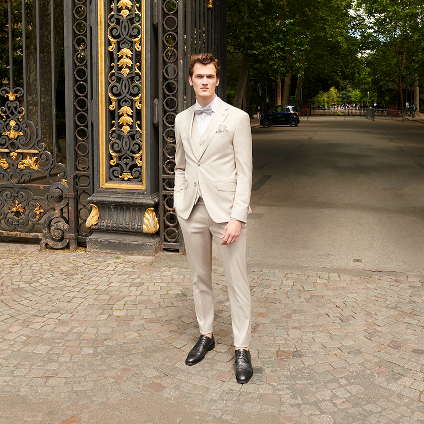 Stylish wedding guest Elegant and neat three-piece Outfit