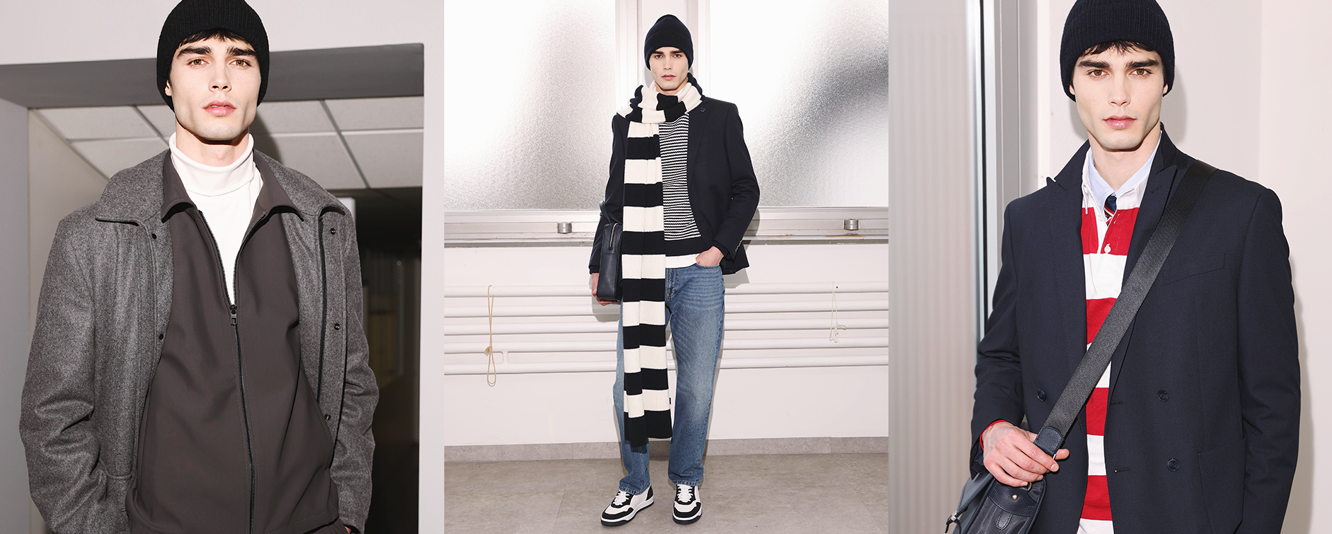 3 Looks aus den unten genannten Kollektionen