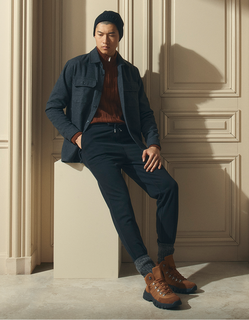 Modern Overshirt worn as a jacket