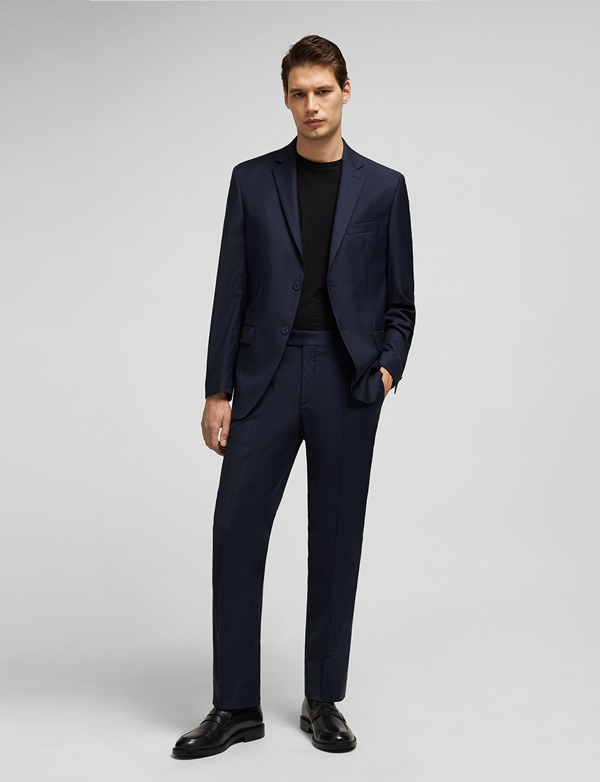 Man in a regular fit suit