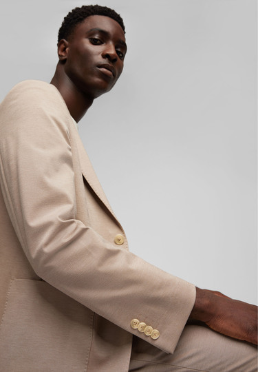 SUIT MODERN FIT, Sand 