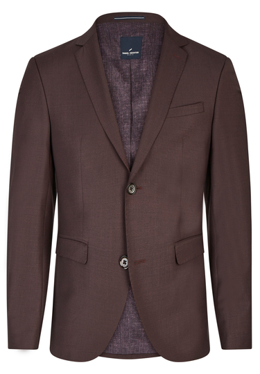 Stretchiges DH X-TENSION Sakko, oxblood Frontansicht