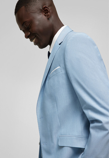 H-ECO Sakko, light blue Detailansicht 1