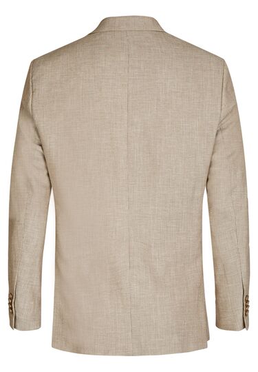 Modernes Sakko, sand Rückansicht