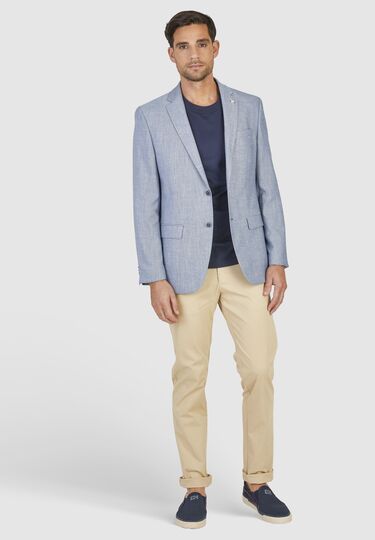 Modernes Sakko, cornflower Detailansicht 1