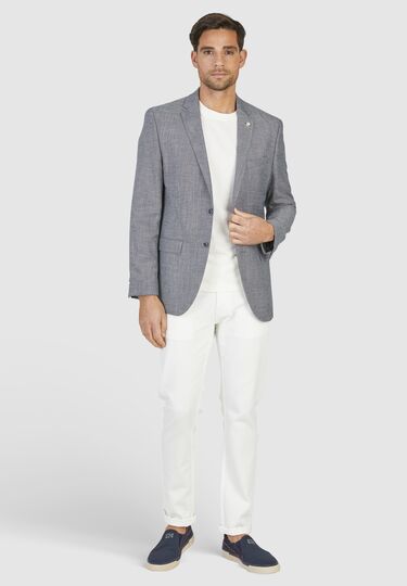 Modernes Sakko, midnight blue Detailansicht 1