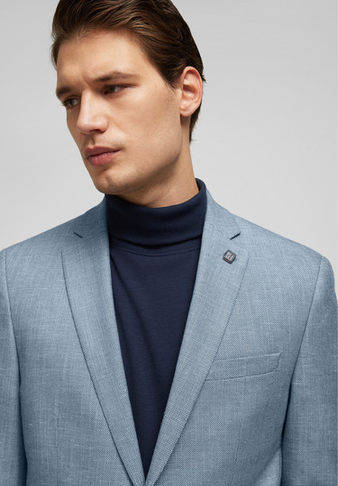 Modern Fit Sakko, dark blue Detailansicht 1