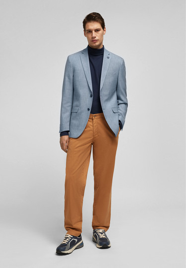 Modern Fit Sakko, dark blue Detailansicht 2