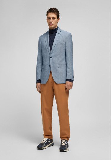 Modern Fit Sakko, dark blue