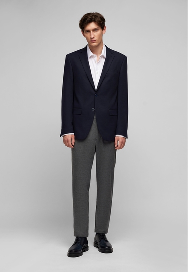 Modern Fit Sakko, midnight blue