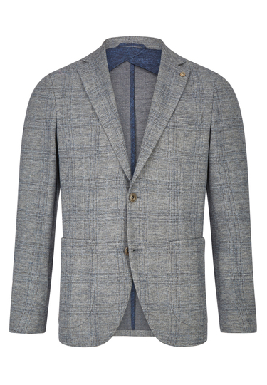 Stretchy DH X-TENSION jacket, steel blue Frontansicht