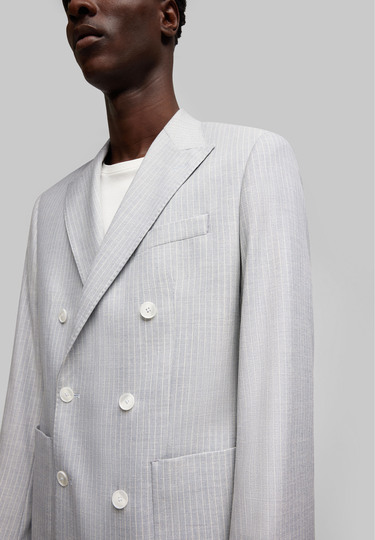 JACKET MODERN FIT, Steel blue