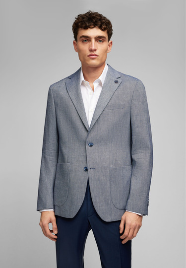 JACKET MODERN FIT, Dark blue