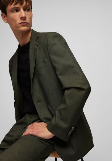 H-XTENSION Sakko, dark olive Detailansicht 2