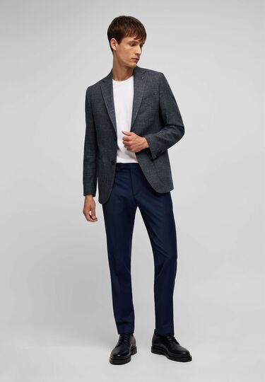 Modern Fit Jacket, Midnight blue