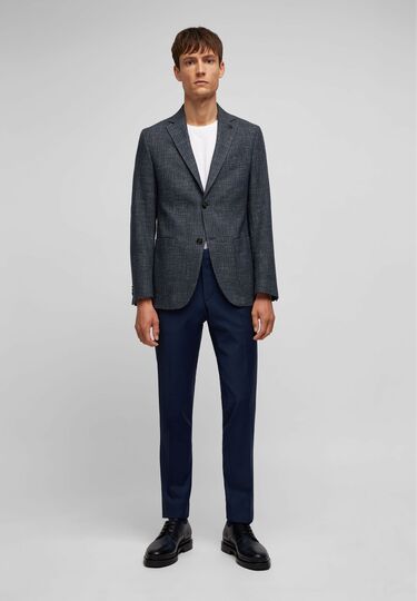 Modern Fit Jacket, Midnight blue