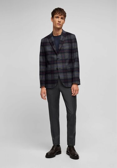 Leisure Fit Sakko, midnight blue