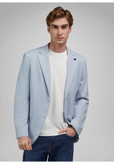 Sakko MODERN FIT, light blue Rückansicht