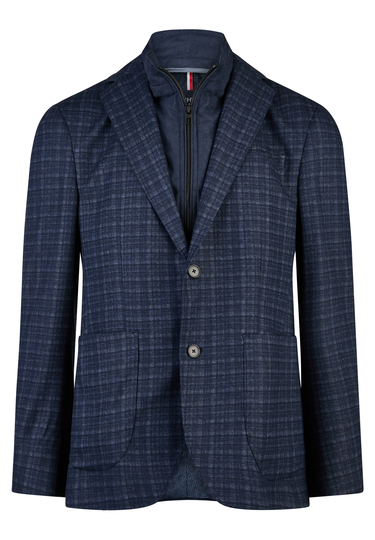 H-XTENSION Freizeit-Sakkojacke, dark blue Frontansicht