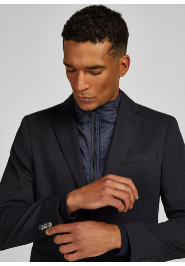 JACKET MODERN FIT, midnight blue