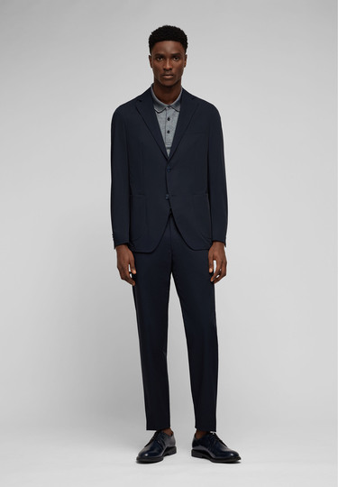 Sakko MODERN FIT, Midnight blue Rückansicht