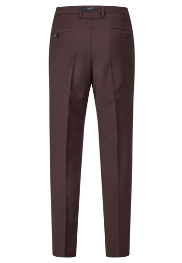 Moderne Anzughose, oxblood Rückansicht