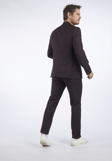 Moderne Anzughose, oxblood Detailansicht 2