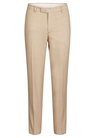 Fashionable H-XTENSION Suit Trousers, beige Frontansicht