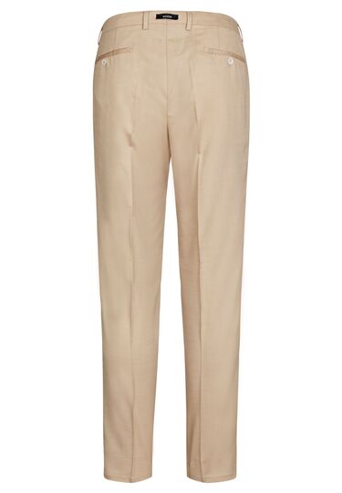 Fashionable H-XTENSION Suit Trousers, beige Rückansicht