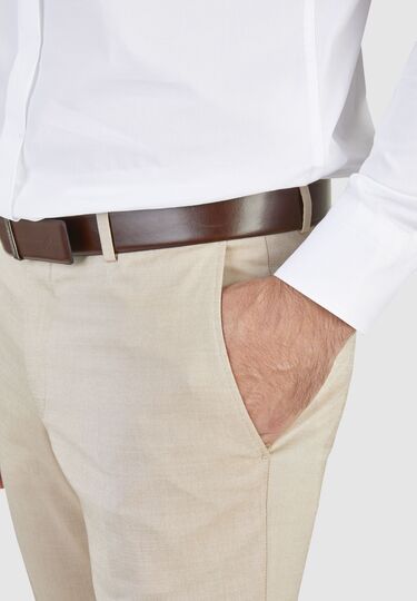 Fashionable H-XTENSION Suit Trousers, beige Detailansicht 2
