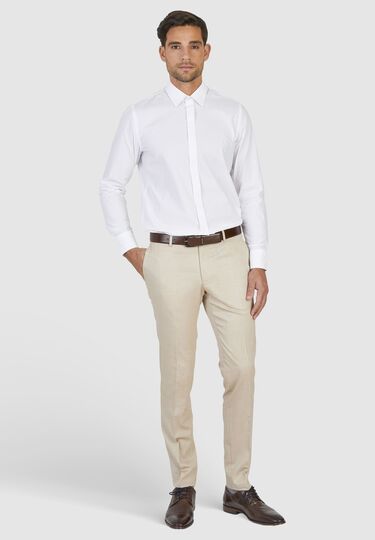 Fashionable H-XTENSION Suit Trousers, beige