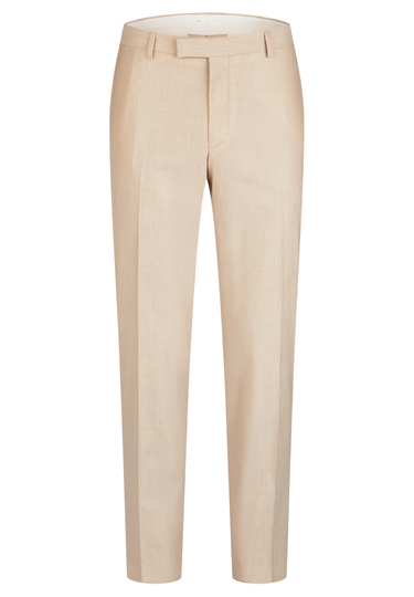 H-ECO Anzughose, beige Frontansicht