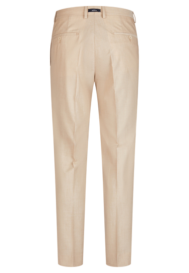 H-ECO Anzughose, beige Rückansicht