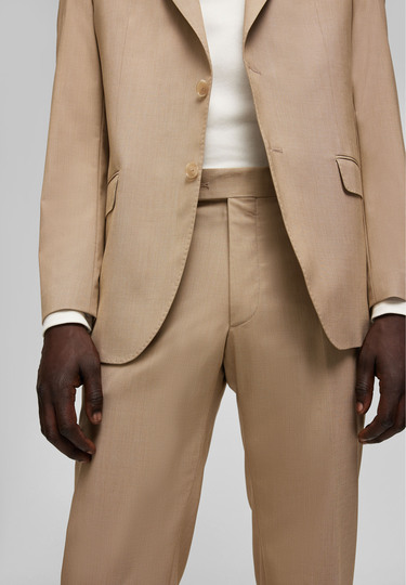 H-ECO Anzughose, camel Detailansicht 1