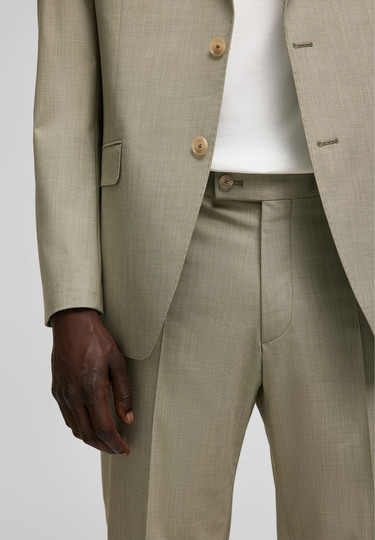 H-ECO Suit Trousers, mud Detailansicht 1