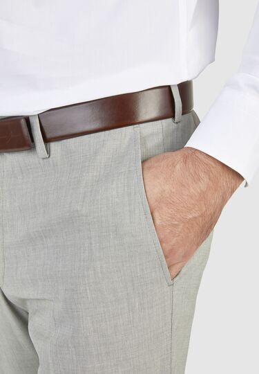 Modische H-ECO Anzughose, mud Detailansicht 2