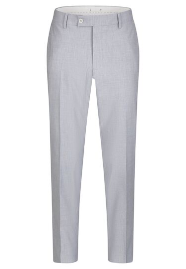 Modische H-ECO Anzughose, steel blue Frontansicht