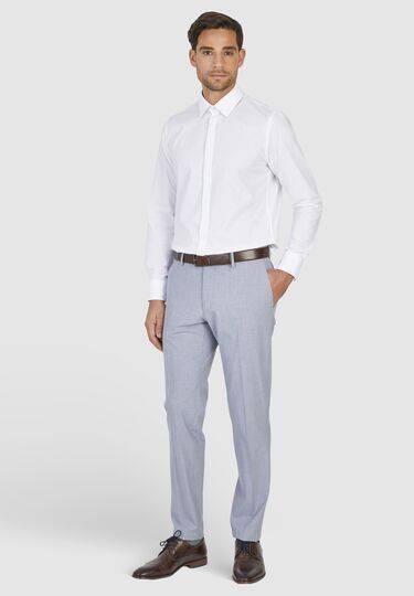 Modische H-ECO Anzughose, steel blue