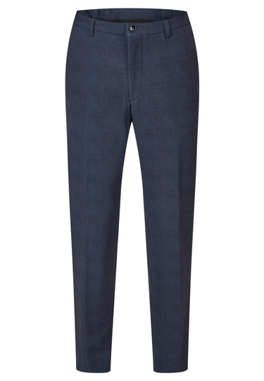 Moderne Anzughose, midnight blue Frontansicht
