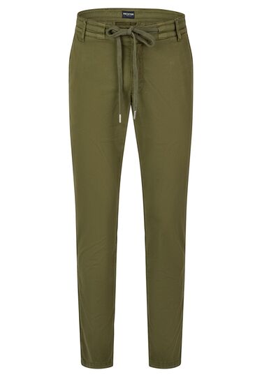 Sporty chino, dark olive Frontansicht