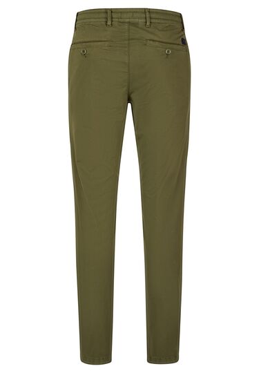 Sporty chino, dark olive Rückansicht