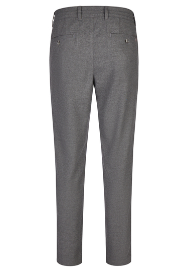 Tapered Fit Chino Hose, gunmetal Rückansicht