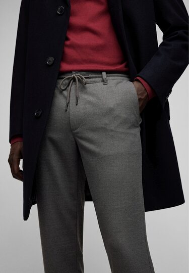 Tapered Fit Chino Hose, gunmetal